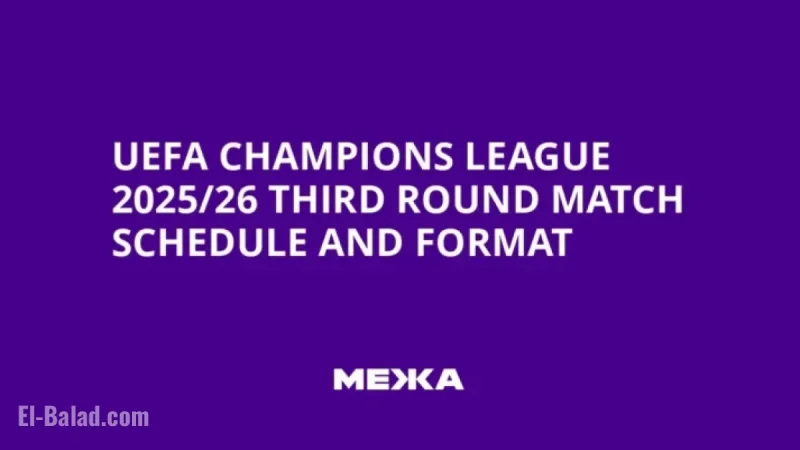 2025/26 UEFA Champions League Third Round: Match Schedule and Format