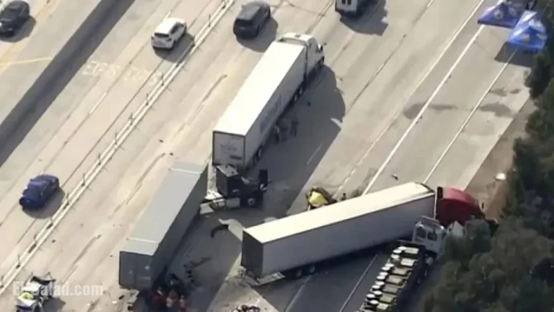 21-Year-Old Driver Allegedly Sparks Fiery Crash on 10 Freeway