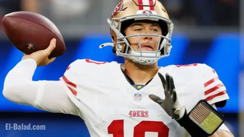 49ers to Start Jones Against Falcons; Purdy Sidelined Again