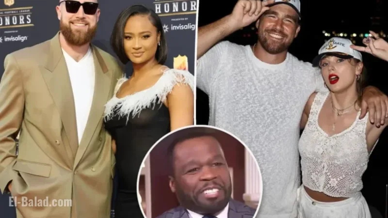 50 Cent Criticizes Travis Kelce’s Ex Kayla Nicole, Lauds Taylor Swift