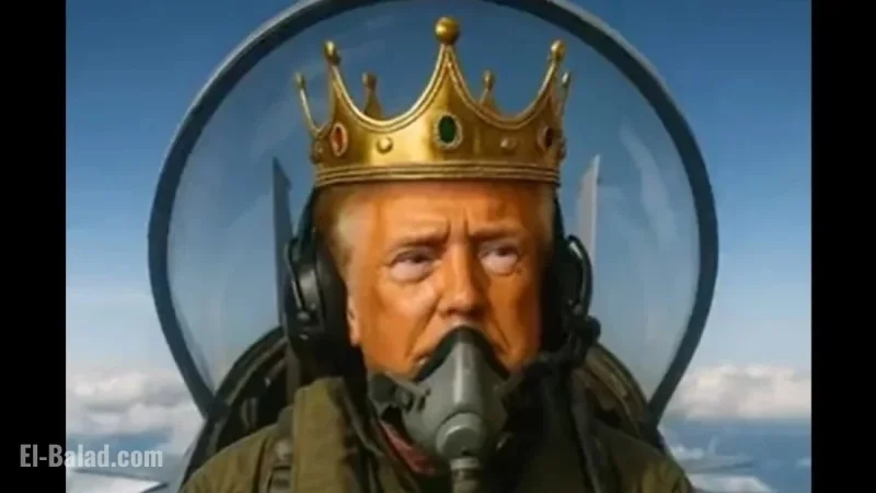 AI Video Shows ‘King Trump’ Jet Dropping Brown Liquid on Protesters