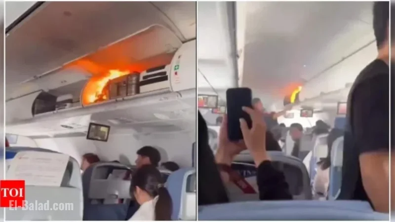 Air China Flight Diverts for Emergency Landing After Lithium Battery Fire