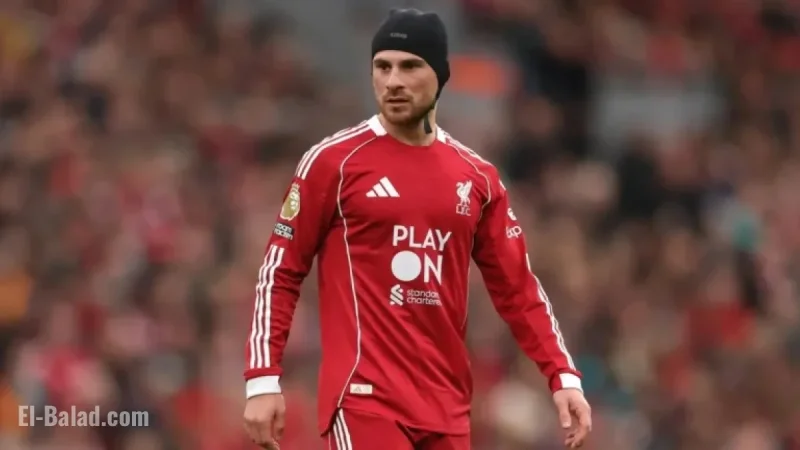 Alexis Mac Allister Sports Hat in Liverpool vs Man Utd Clash