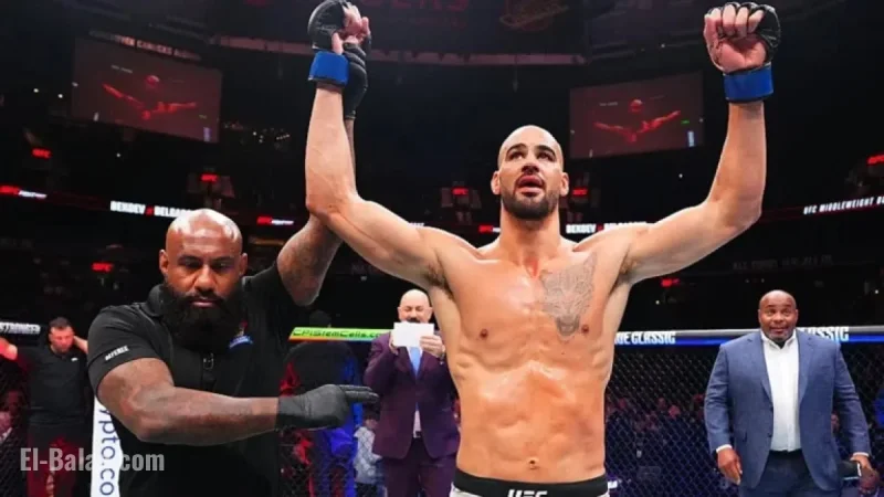 Amsterdam’s Yousri Belgaroui Impresses in UFC Vancouver Debut