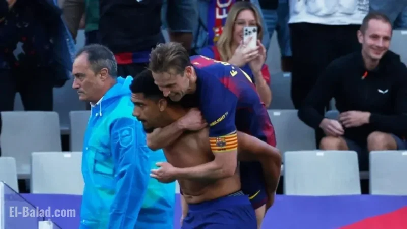Araujo’s Joy: Barcelona Teammates Tease His Position Against Girona