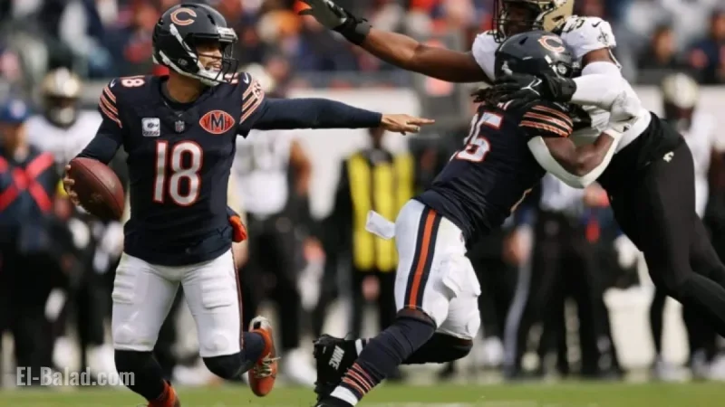 Bears QB Caleb Williams Struggles Outside the Pocket