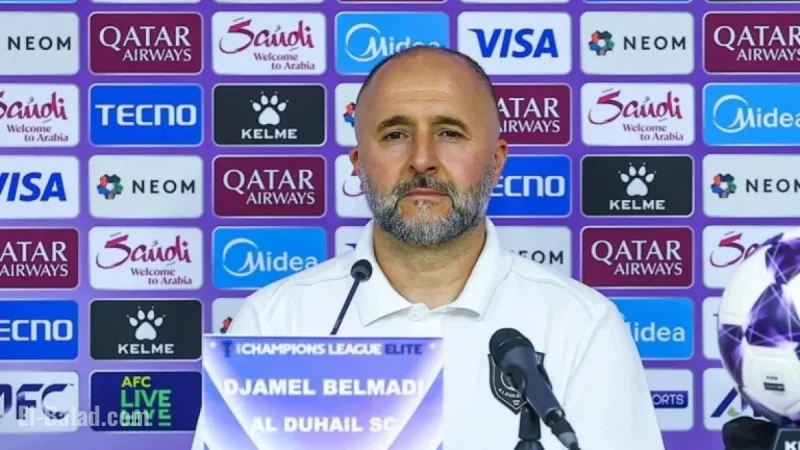 Belmadi Supports Al Duhail in Crucial Al Wahda Match