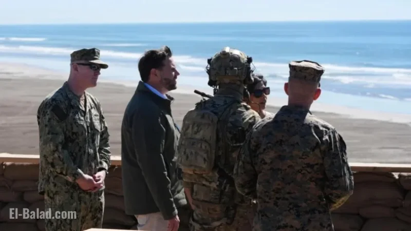 California’s Newsom Criticizes Artillery Plan During Vance’s Highway Visit