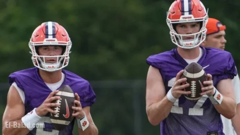 Clemson Names Starting QB Against SMU Following Cade Klubnik Injury Update