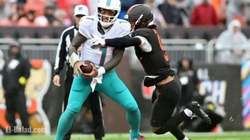Dolphins Bench Tua Tagovailoa Against Browns; McDaniel Explores All Options