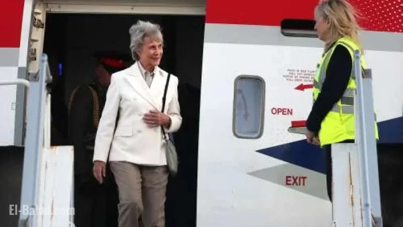Duchess of Gloucester Arrives in Bermuda