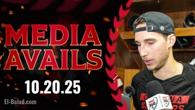 Dylan Cozens Holds Media Briefing