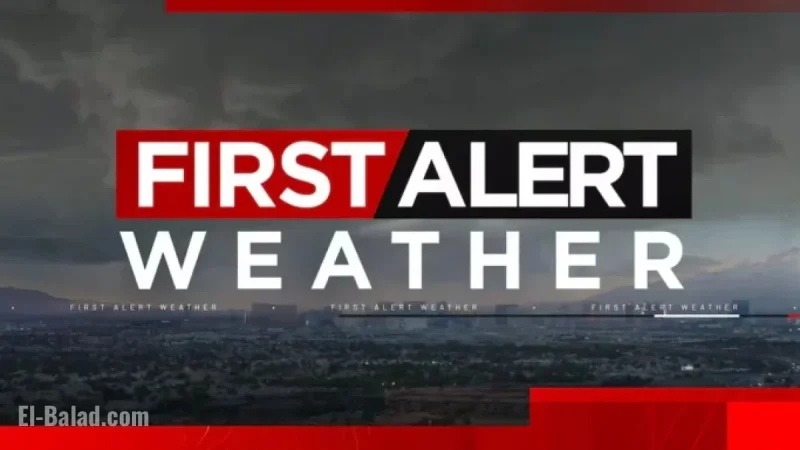 Early Wednesday Thunderstorms and Showers Hit Las Vegas