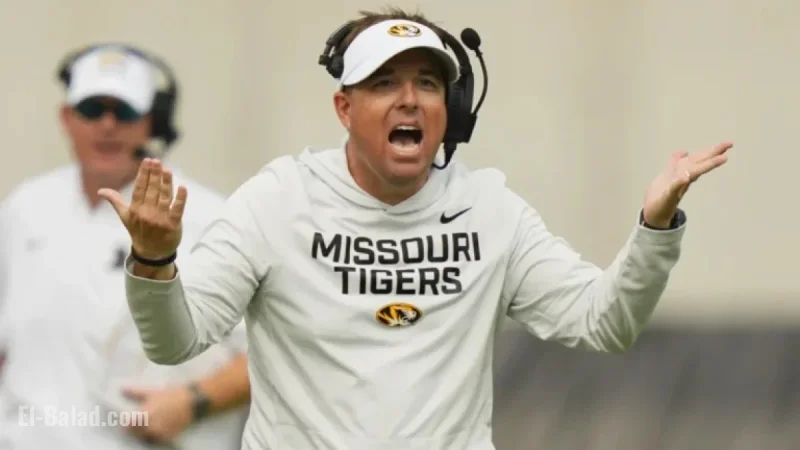 Eli Drinkwitz Mistakenly Celebrates Mizzou’s Win Over Auburn in OT