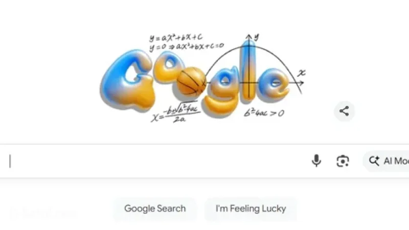 Google spotlights the quadratic equation with a new Doodle and learning tools — why it’s trending today and how to use it