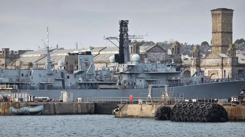 Hms Iron Duke withdrawn, leaving Royal Navy with 5 frigates