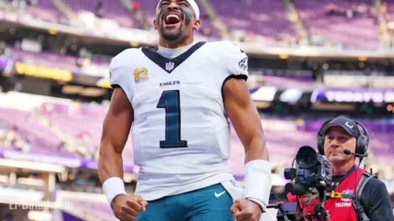 Jalen Hurts Sets Eagles Record for Highest Passer Rating in 7 Games