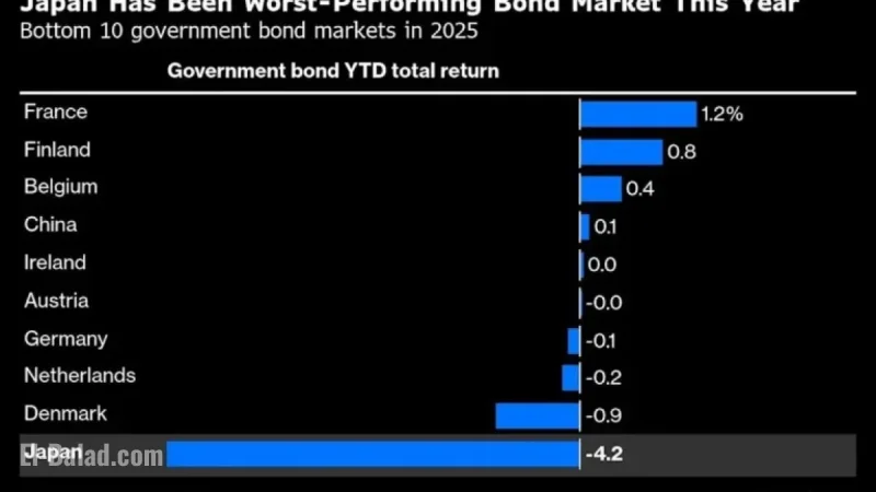 Japan Bonds Plummet, ‘Widow-Maker’ Trade Triumphs Globally