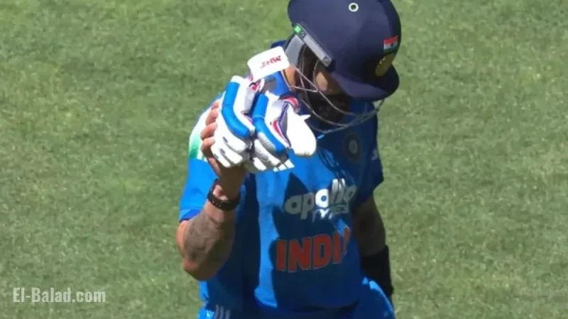 Kohli’s Struggles Persist: Out for Zero in Australia ODI