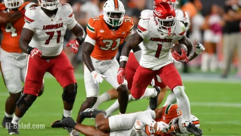 Louisville Shocks No. 2 Miami in AP Top 25 Opener