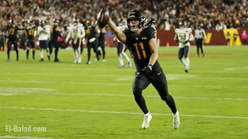 Luke McCaffrey’s Limited Impact: Commanders’ WR Quiet Against Cowboys