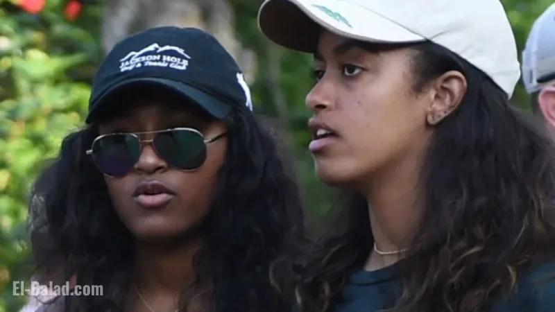 Malia and Sasha Obama Celebrate at Stella Banderas’ Wedding