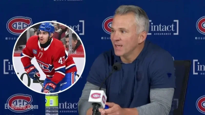 Martin St. Louis Highlights Jayden Struble’s Role in Canadiens Defense