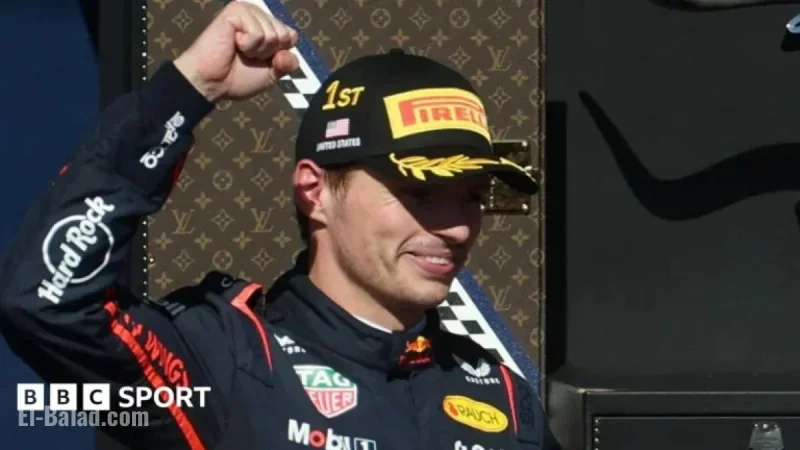 Max Verstappen Triumphs at Austin’s US Grand Prix; Norris Second, Piastri Fifth