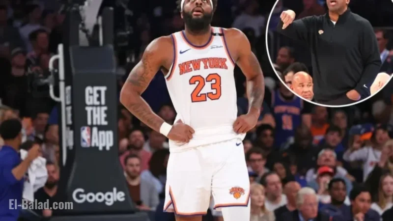Mystery Surrounds Knicks’ Mitchell Robinson on Opening Night