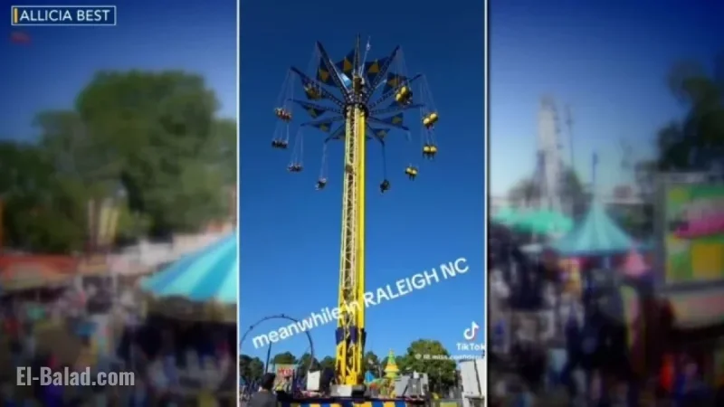 NC State Fair Ride Halts Mid-Air, Stranding Riders 100 Feet High