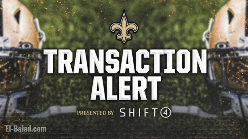 New Orleans Saints Reveal Roster Changes, Injury Updates