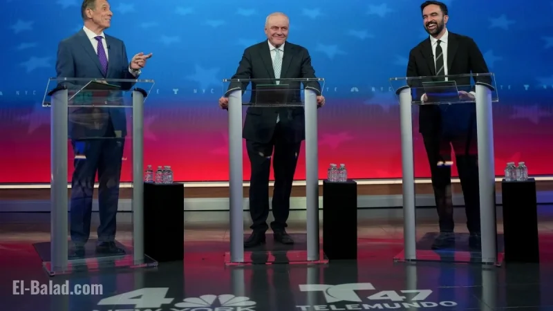 NYC mayoral debate: Mamdani, Cuomo, and Sliwa trade blows as frontrunner status hardens