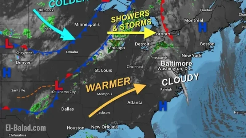 October 18: Cloudy Today, Sunny Sunday, Nighttime Rain Expected