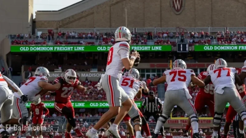 Ohio State’s Julian Sayin Shines with Historic Performance Against Wisconsin