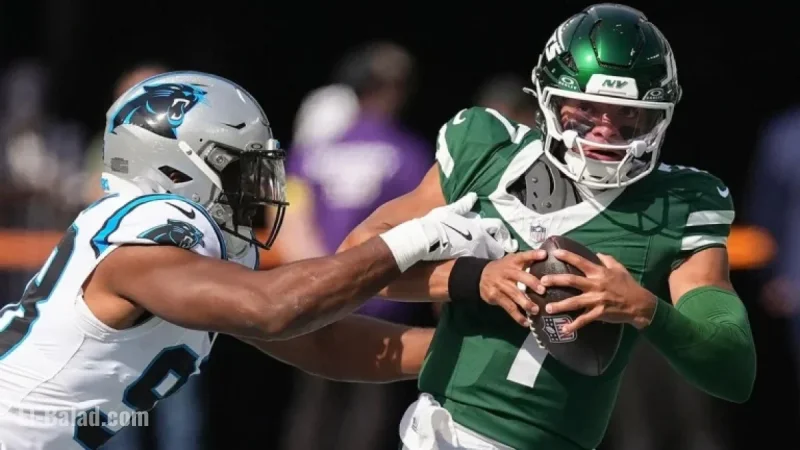 Panthers Defender’s Hard Hit on Justin Fields Sparks Scuffle