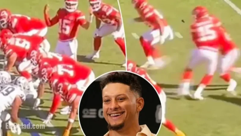 Patrick Mahomes Stuns Broadcasters with Trick Play in Chiefs’ Blowout Victory