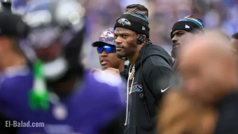 Ravens’ Lamar Jackson Remains Sidelined with Hamstring Post-Bye Week