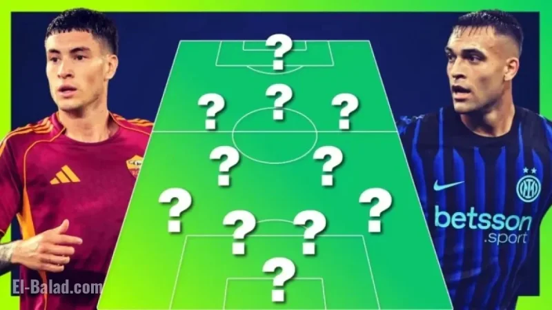 Roma vs Inter: Predicted Lineups, Chivu Faces Attacking Dilemmas