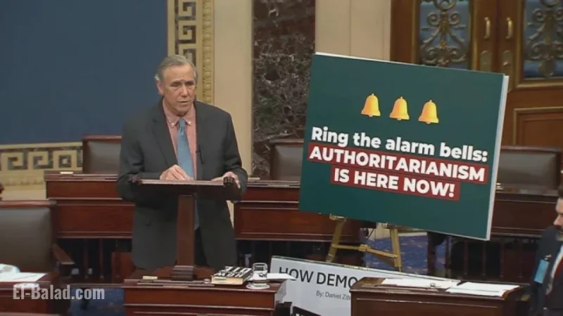 Sen. Jeff Merkley Leads Marathon Senate Speech Opposing Trump Policies