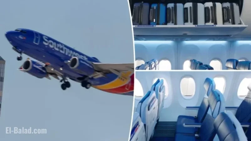 Southwest Unveils New Plane Cabins Featuring Spacious Seats and Extra Legroom