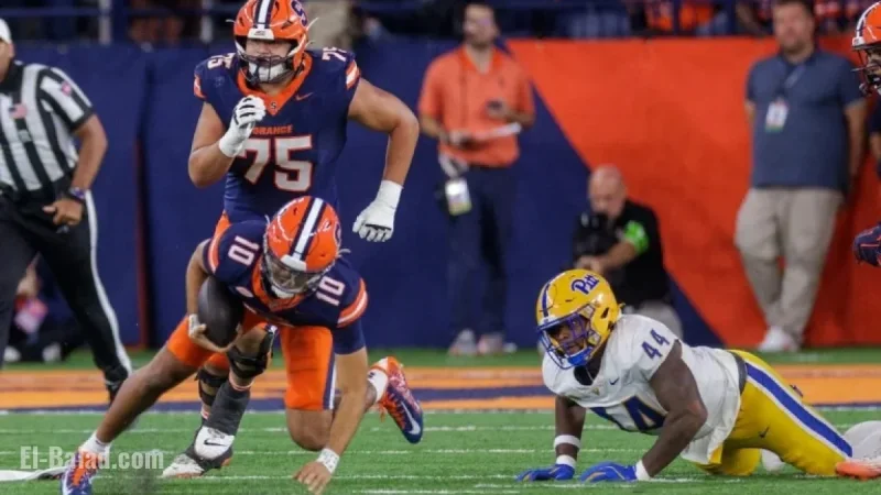 Syracuse’s Weak Offense Grants Pittsburgh Victory at Dome