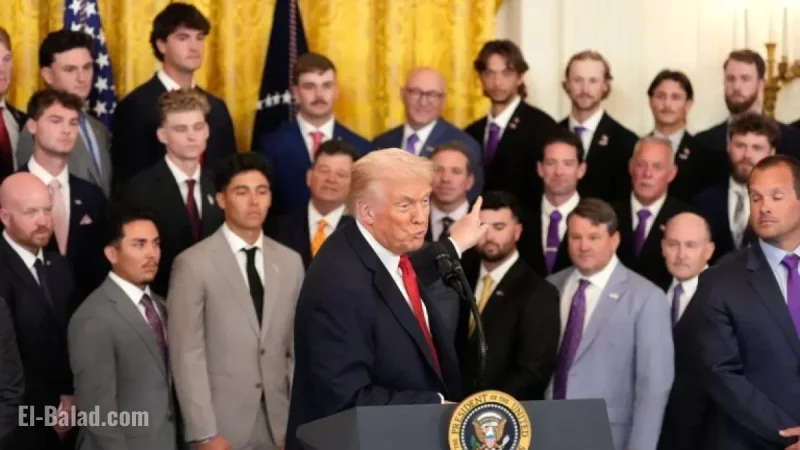 Trump Celebrates 2025 College Baseball Champions LSU and LSU-Shreveport