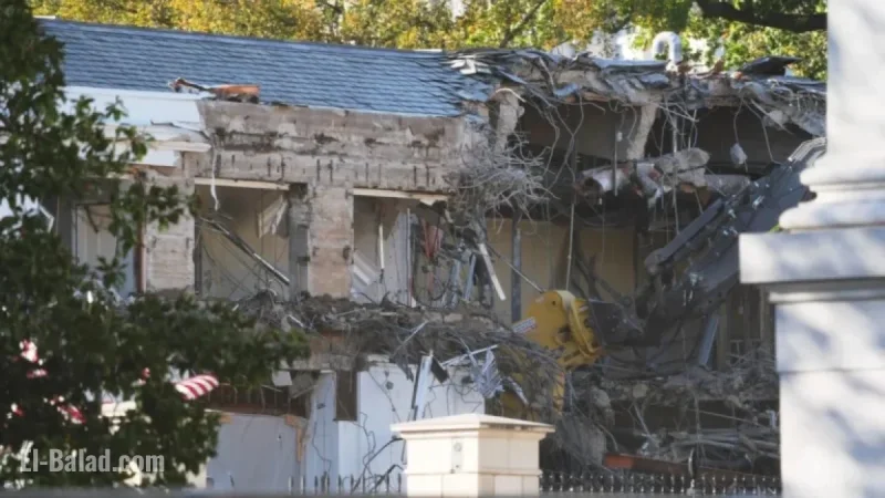 Trump Transforms White House with New Ballroom Construction