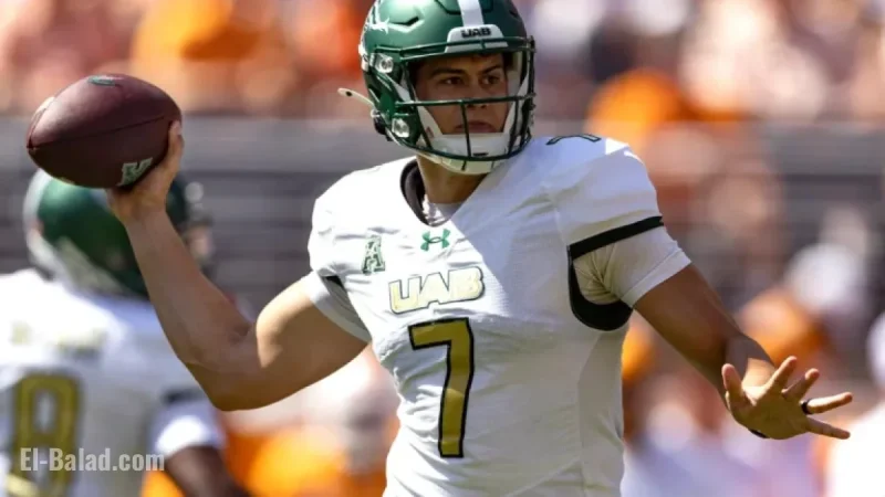 UAB Quarterback Jalen Kitna to Sit Out Against Memphis