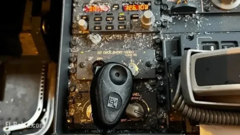 United Captain Reveals Space Debris Damaged Plane at 36,000 Feet, Photos Show Impact