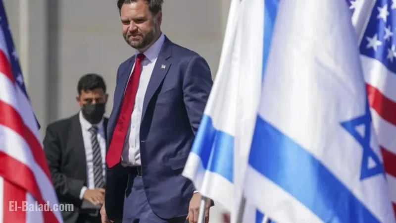 US Vice President Visits Israel to Strengthen Gaza Ceasefire