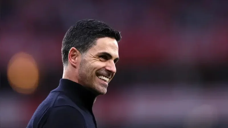Arteta Everton Watch as Arsenal Lead 3-0 Fulham and Go Six Clear