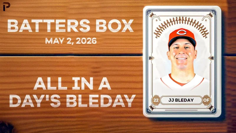 Jj Bleday Delivers Two Hits in Reds’ 17-7 Loss