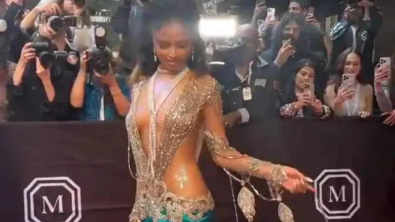 Tyla Brings Valentino to the 2026 Met Gala in Blue and Jewels