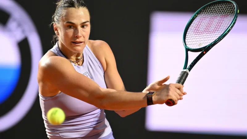 Sabalenka Opens Rome Open 2026 With Top 20 Field Intact